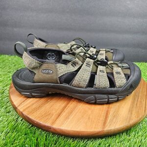 Keen Newport H2 Waterproof Sandal Men’s Size 8.5 Olive Green Black Hiking Shoes